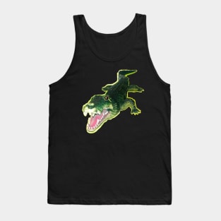 Crocodile alligator reptile mammal Tank Top